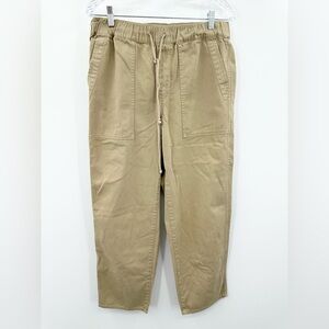 Madewell Khaki Pull-On Relaxed Pants Women's Size Small